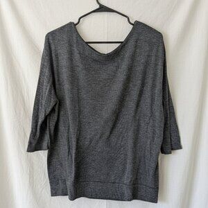 Ann Taylor Loft 3/4 Sleeve Top Large
